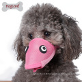 Doux museau de chien en cuir de silicone de confort Anti Bite Barking Frog Shape Dog Mouth Cover